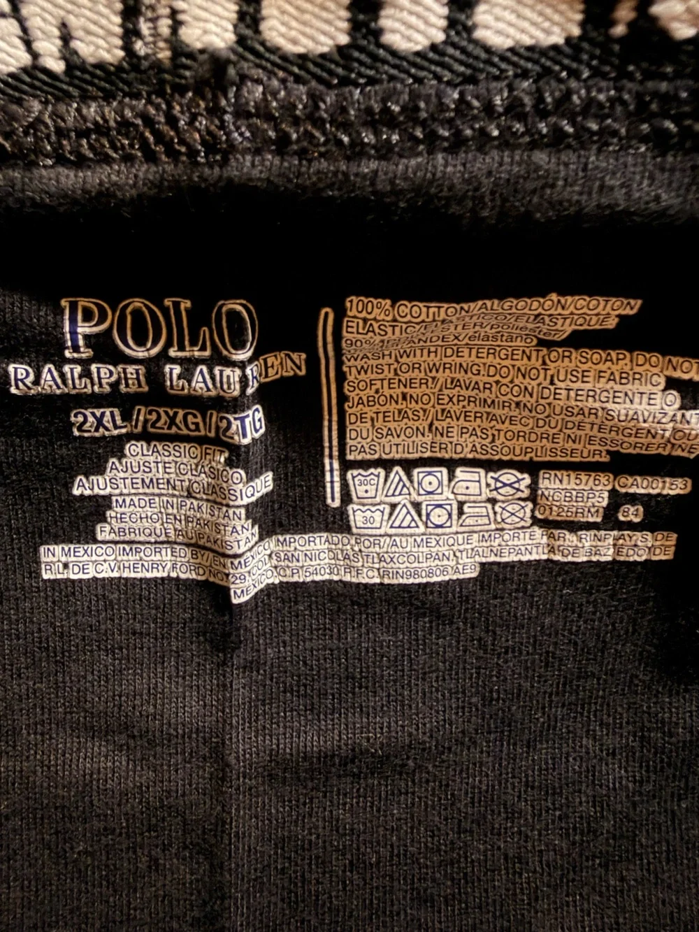 Polo by Ralph Lauren Black Boxer Briefs with Logo Waistband - 5 Pair